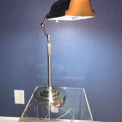 Silver Desk Lamp
