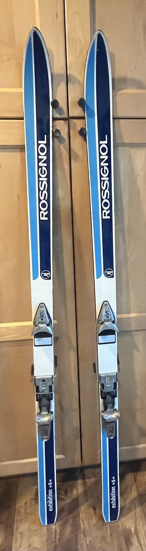 Rossignol Exhibition Downhill Vintage skis 69" w/Bindings