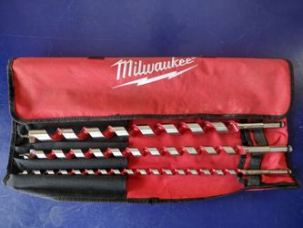 Milwaukee hole saw bits 1 in 3/4 and 1/2 inch