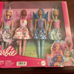 Barbie Fairytale Multipack 4  Dolls 💖💕💞 New in Box