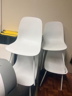 White Modern Chairs Set of 4