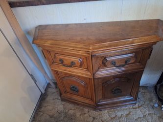 Cabinet that goes against the wall