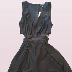 Cefian Black Romper Dress - New with Tags - Size Small