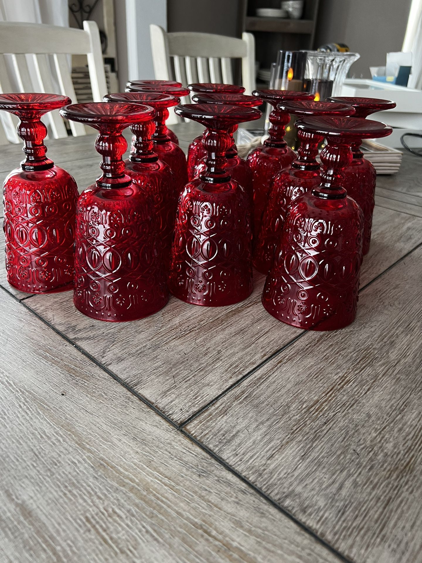 🌹Vintage Wine Glasses Set Of 12🌹