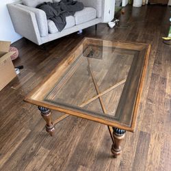 Glass Top Coffee Table