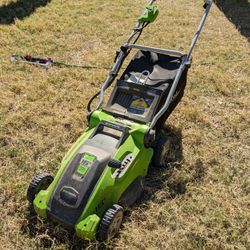 greenworks 16" Mower - 10amp corded electric