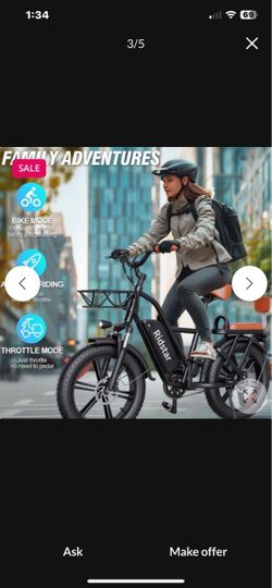 NEW RIDSTAR ELECTRIC BIKE
