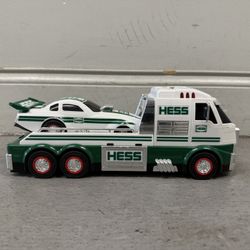 HESS Toy Truck And Dragster (Good condition) PICK UP IN CORNELIUS