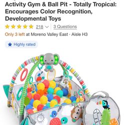 Baby Ball Pit Tummy Time Mat