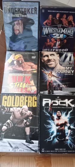 dvd undertaker wrestlemania hulk rock ecw raw wwe wwf