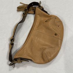 Coach Rockstar Leather Shoulder Bag