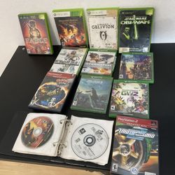 Xbox One / Xbox 360/ Ps2 Games Lot 