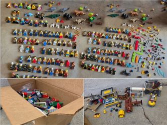 Huge LEGO Lot - 90+ Minifigures, Partial Sets, Animals & Accessories