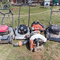 Lawnmower machines 