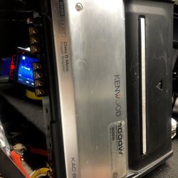 Kenwood KAC-8103D Mono subwoofer amplifier 500 watts RMS x 1 at 2 ohms