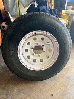 Spare trailer tire