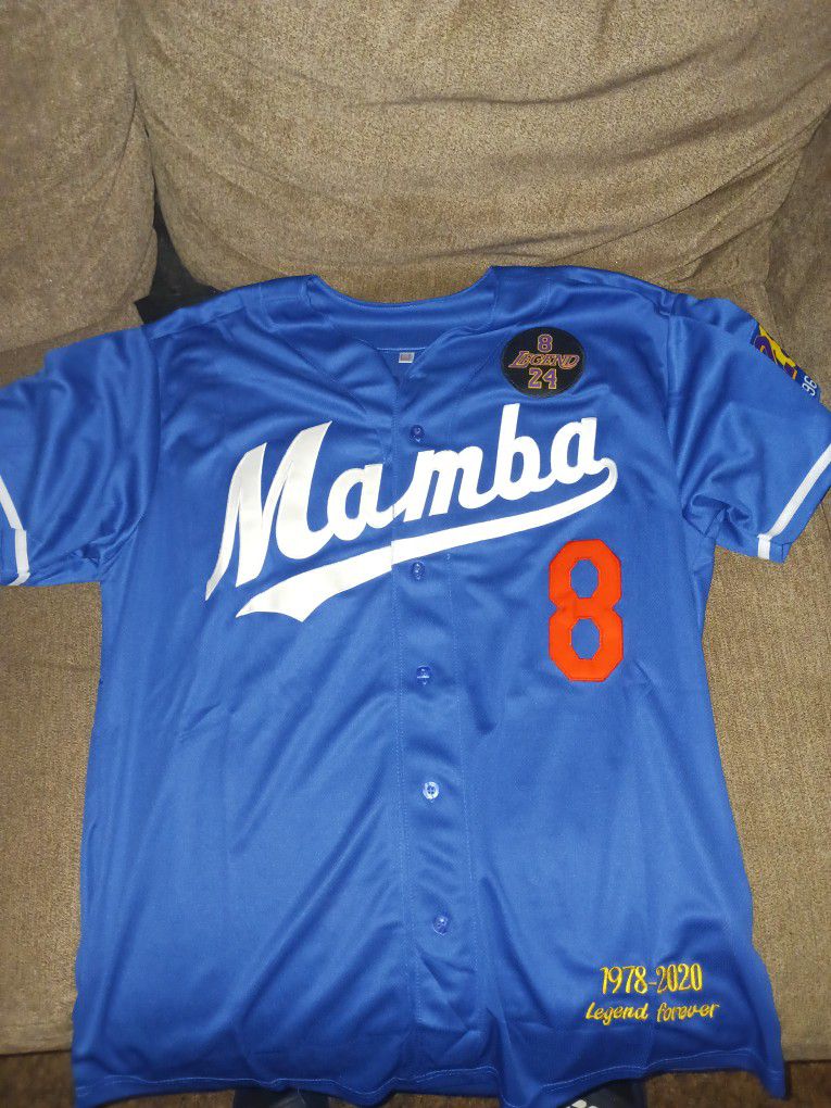 Dodgers Tribute Kobe Byant Mamba jersey