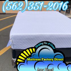 Queen Mattress And Boxspring Memory Foam Set New 