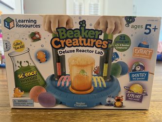 Learning Resources Beaker Creatures Liquid Reactor Super Lab,Ages 5+,15 pieces, Homeschool, STEM, Science Exploration Toy, Science Kit