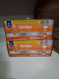 Similac 360 total care sensitive ready to feed bottles