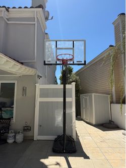 Shatterproof, lifetime basketball hoop 10ft tall
