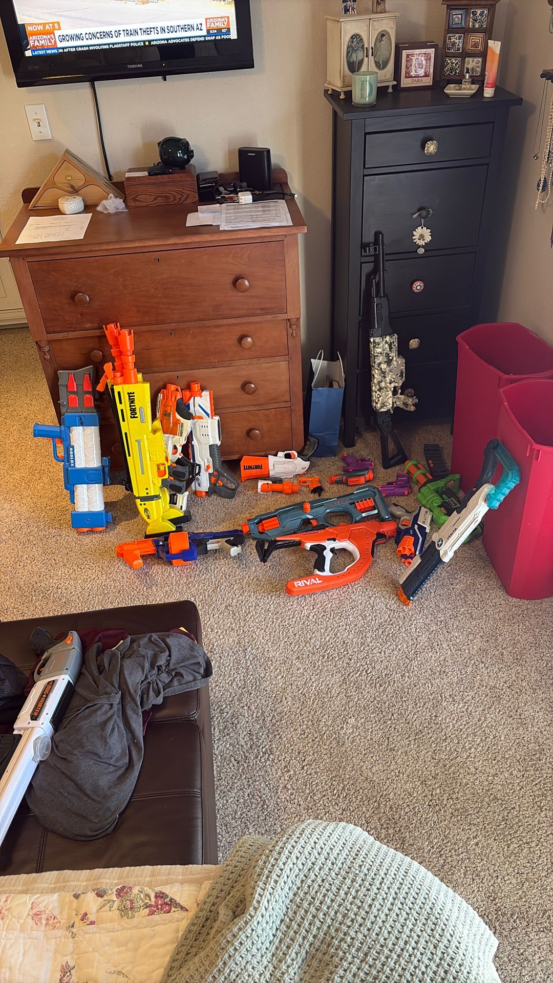 lots of nerf guns