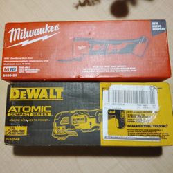 Milwaukee M18 Cordless Multi-tool,DeWalt Atomic Tool