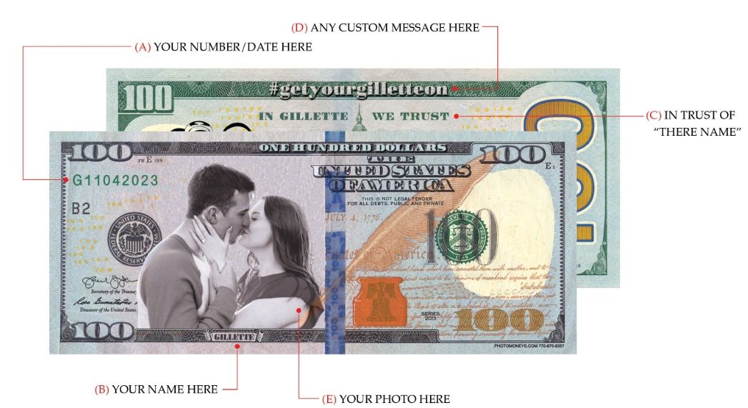 Custom Made Photo Money