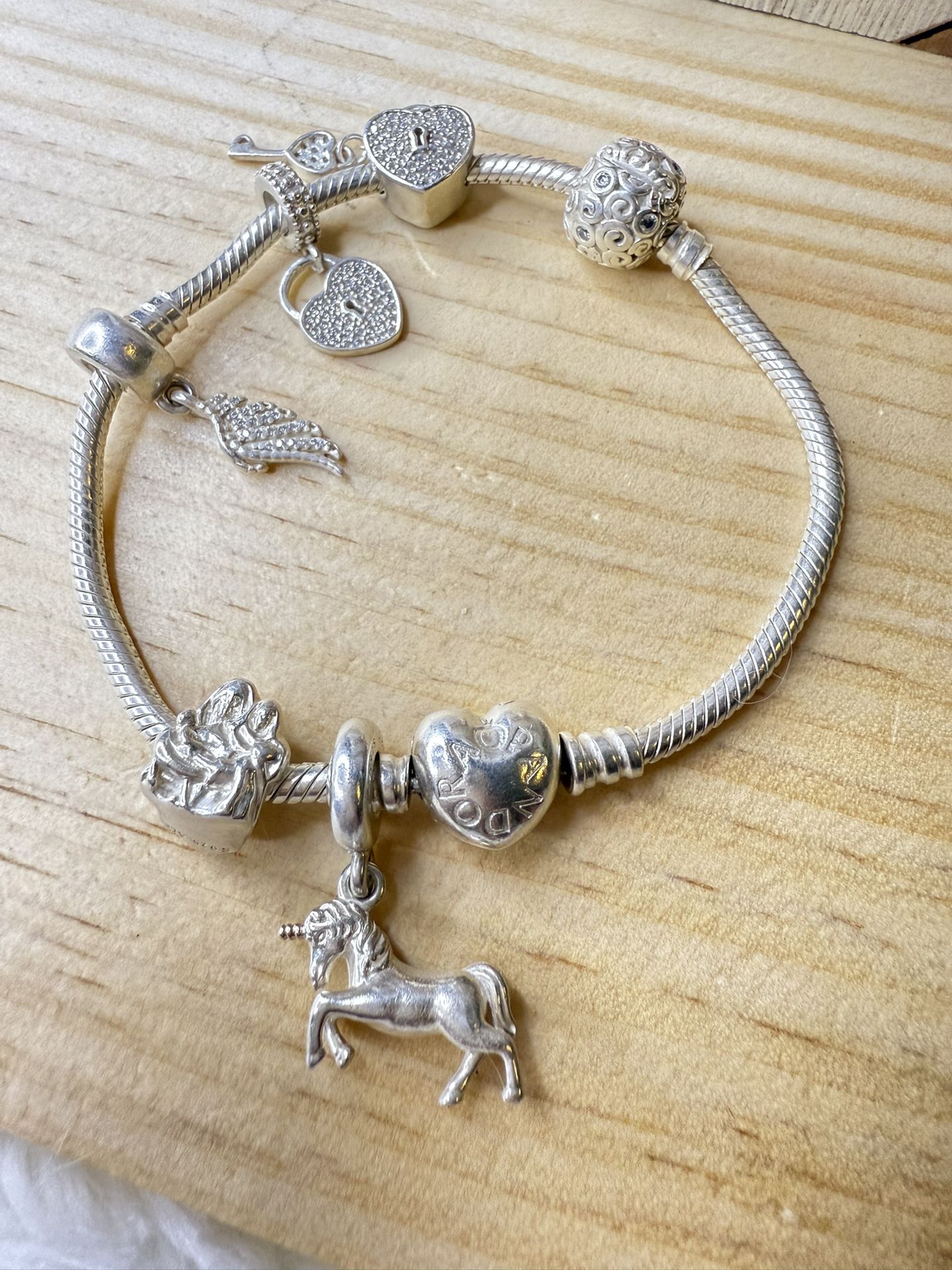 Sterling silver bracelet size 7 /2” 34.8g