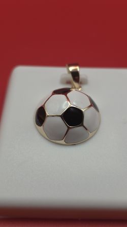 ⚽ Soccer Ball Pendant | Solid Sterling | High Shine | Clean Look