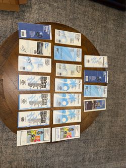 Vintage Old AAA Road Maps USA 18 Different Maps From Central Florida Area.