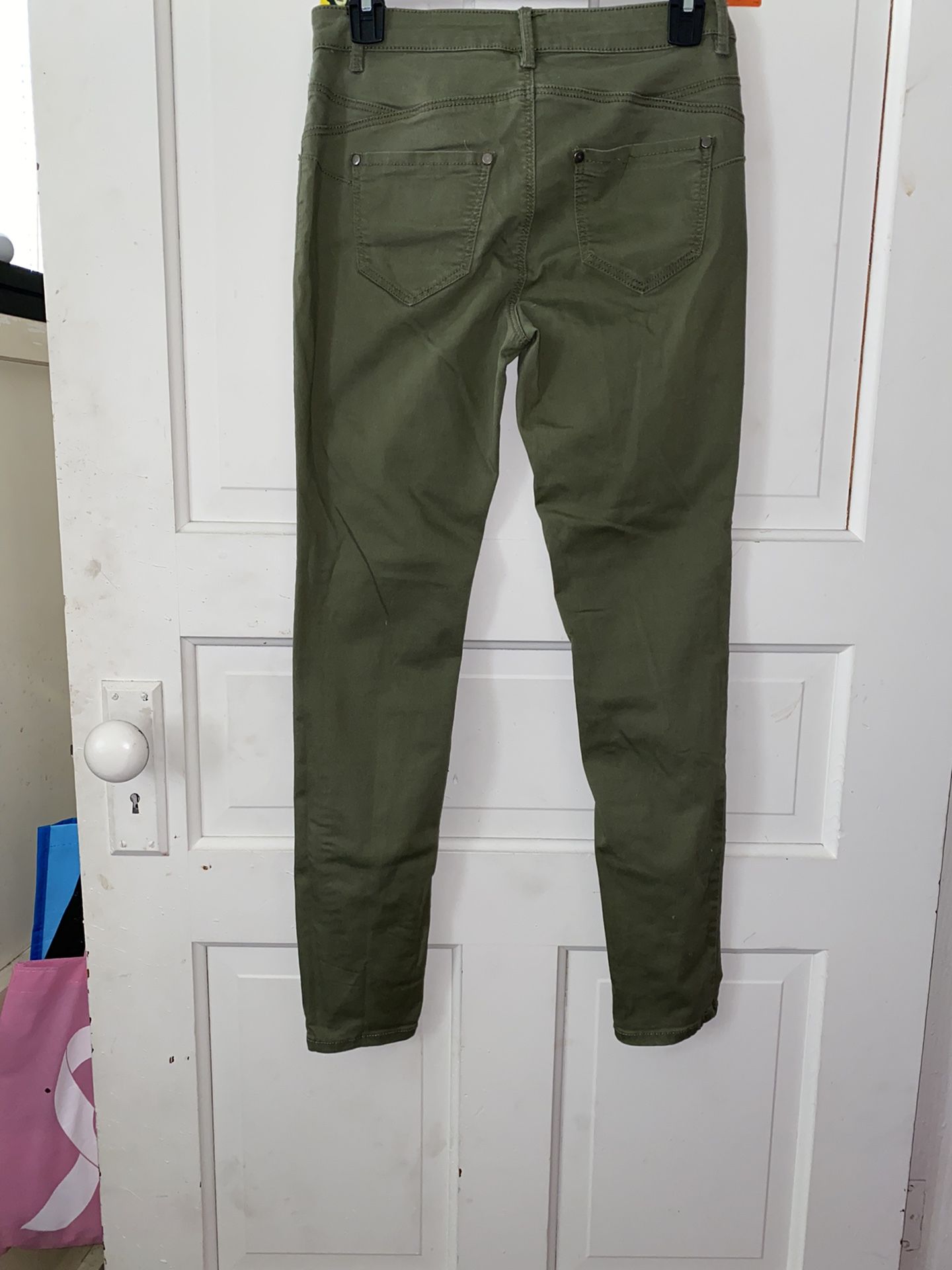 Dark Green Skinny JEANS