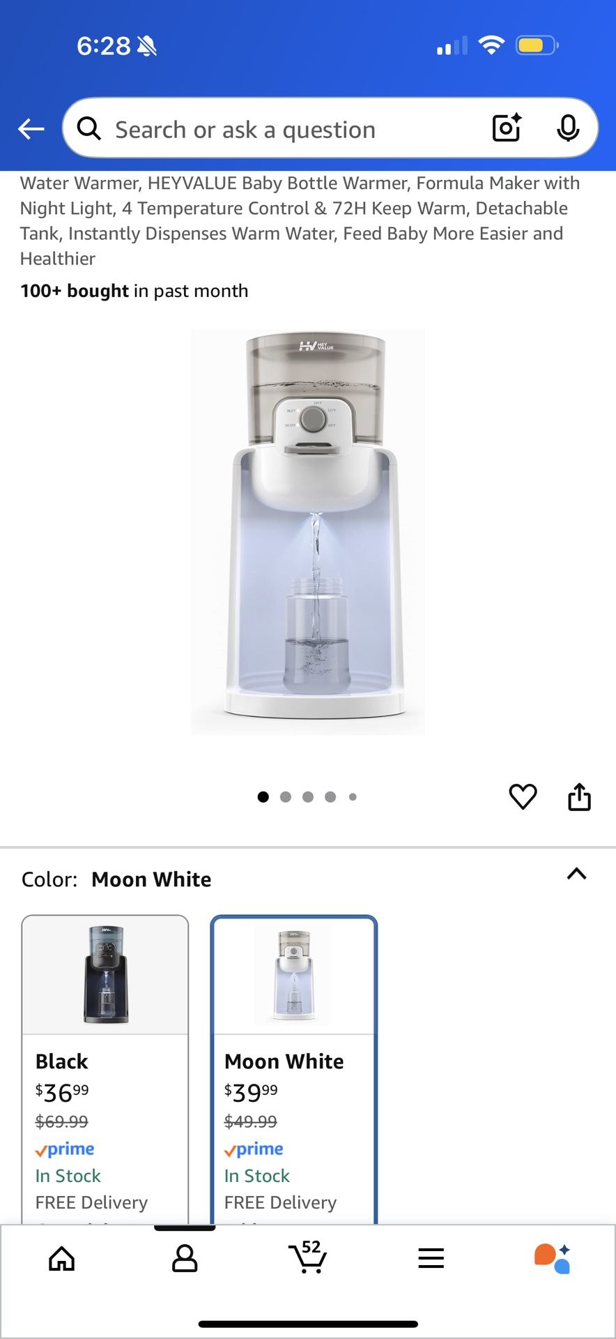 Baby Water Warmer