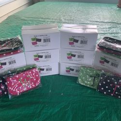 NWT Lot 72 pc fabric pouches 3 different colors , 36 T & 36 W 