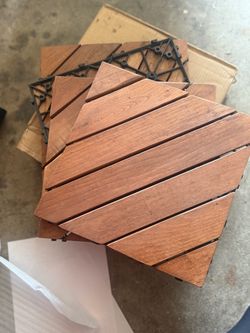 Interlocking Wood Deck Tiles-5 Packs