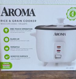 Aroma Rice and grain cooker (6 cup )
