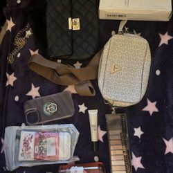GUESS & Beauty Bundle - Case fits iPhone 15, B&BW, & More!