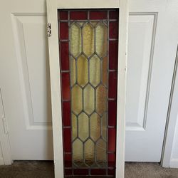 Vintage Stained Glass Window 