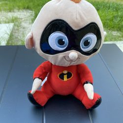 Pixar Disney Store The Incredibles Jack Jack Baby Superhero 9" Plush Stuffed Toy