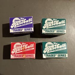 1980’s Topps Traded Series Baseball Cards