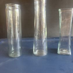 Glass vases 