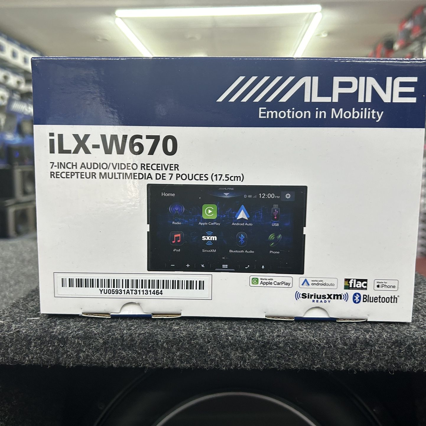 Alpine, Ilx, W. 670, Apple Carplay, Android Auto Touchscreen, Stereo System.