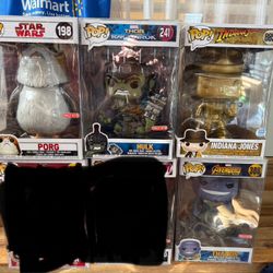 Funko Pops Jumbo and 10 Inch