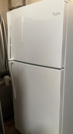 Whirlpool Top Mount White Refrigerator
