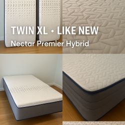 Selling two Twin XL Nectar Premier Hybrid mattresses (can be used separately or together as a split king). These are Nectar’s higher-end hybrid models
