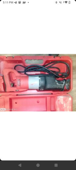 Milwaukee Corded Reciprocating Saw with Case