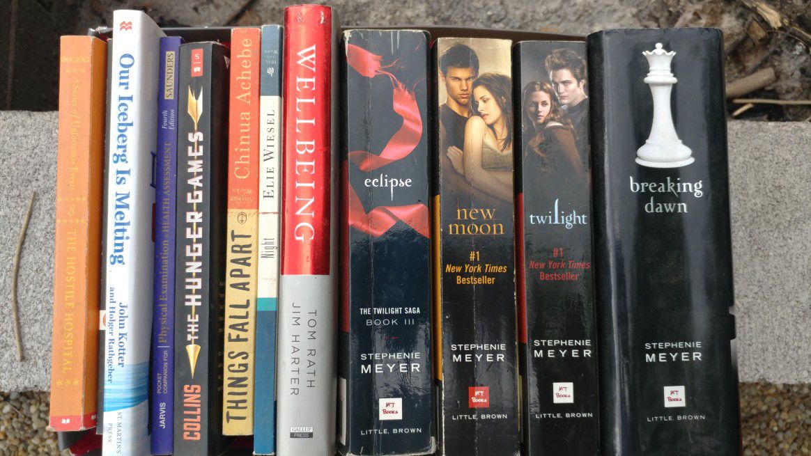 12 used books in great shape