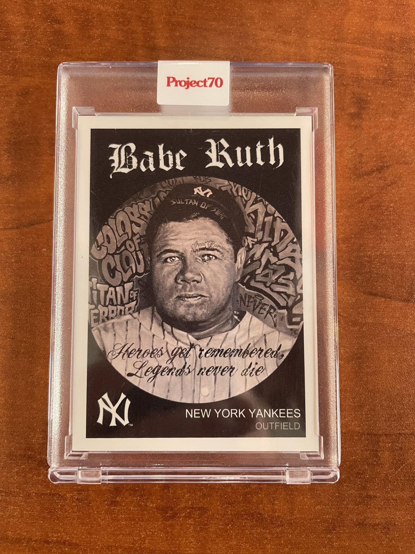 2021 Topps Project 70 Babe Ruth (by Artist, Jonas Never)