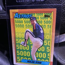 Nolan Ryan Baseball Card 