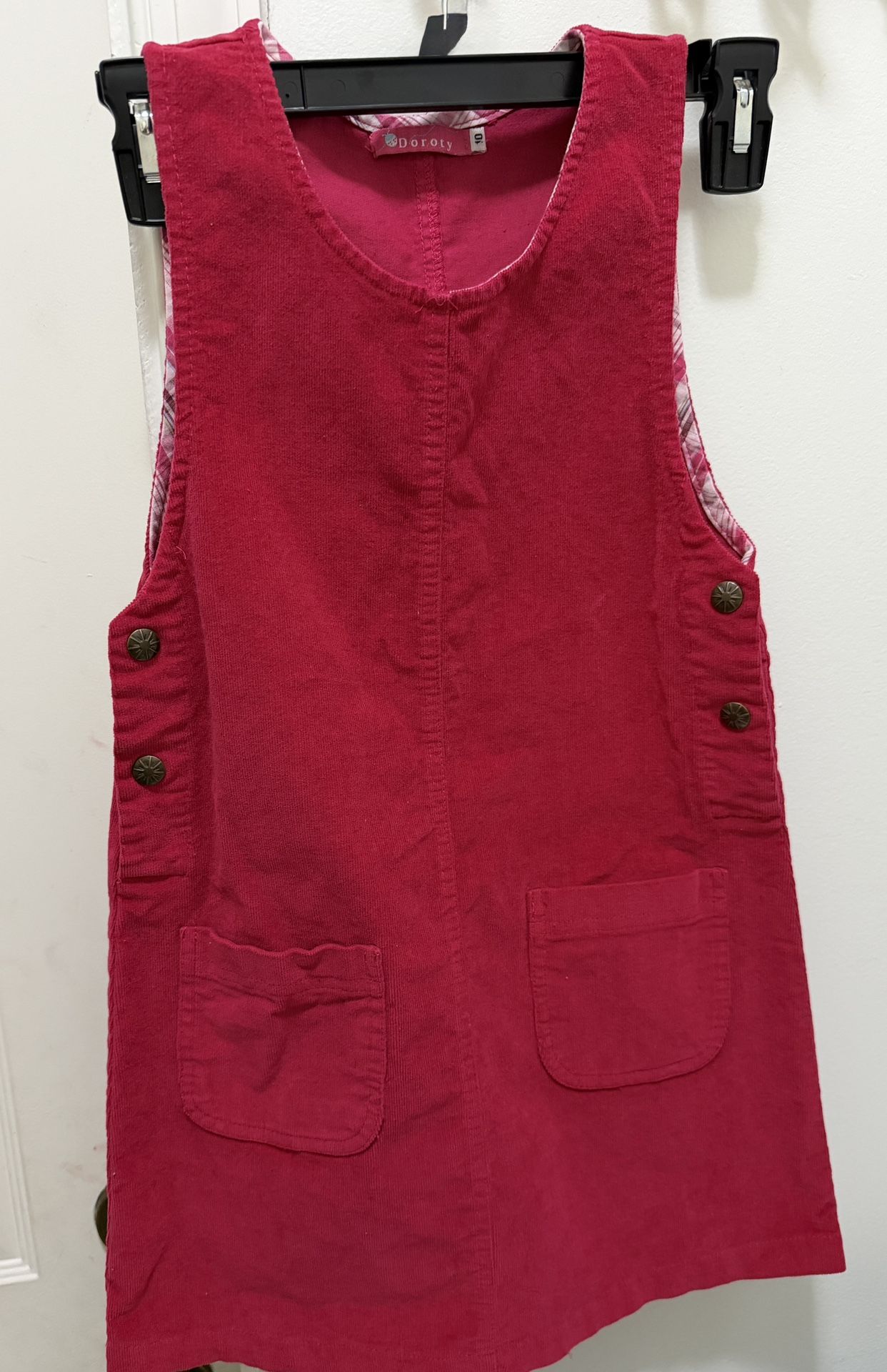 Girl corduroy jumper Size 10